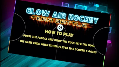 Capturas de pantalla de Neon Air Hockey Glow In The Dark Space Table Game