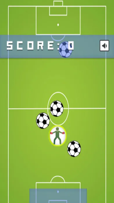 Capturas de pantalla de The endless soccer of goal keeper protect and defend dizzy ball