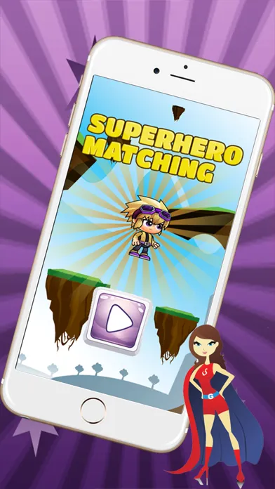 Finding Superhero In The Matching Cartoon Characters Pictures Puzzle Cards Game For Kids, Toddler And Preschool - With Tagline "For Suicide Squad" スクリーンショット