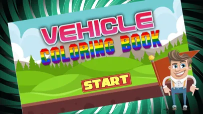 Captures d'écran de Kids vehicle Coloring In Pictures Book Set For Me