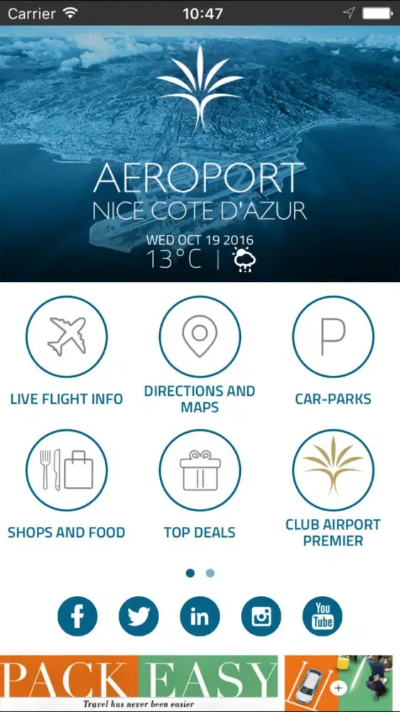Capturas de pantalla de Nice Côte d'Azur Airport