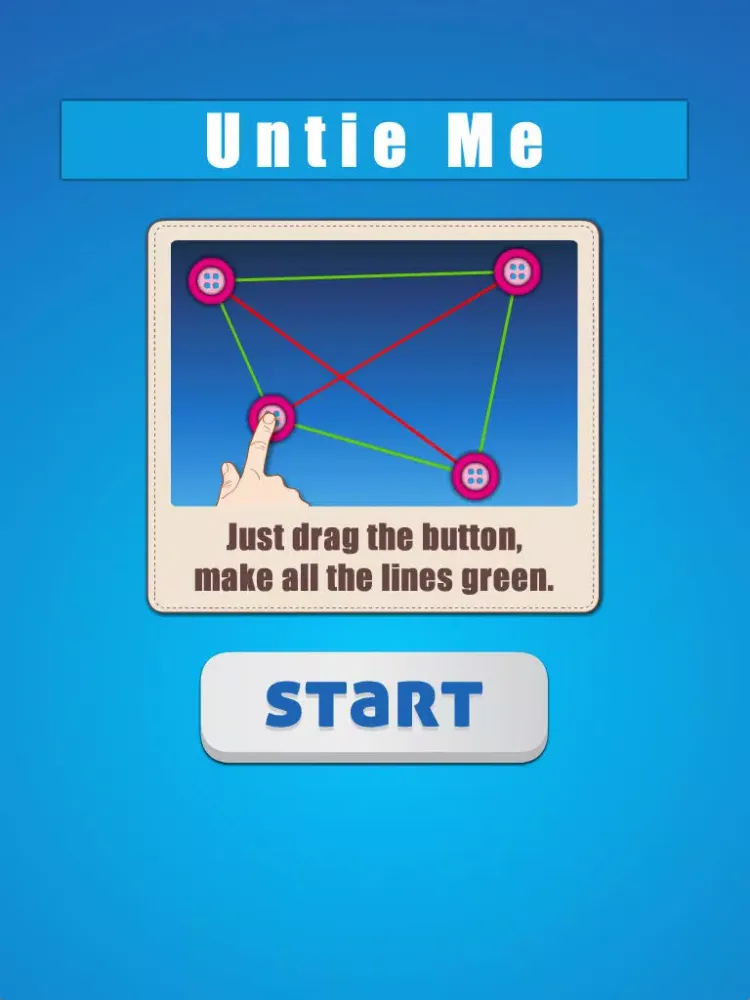 Untie Me - Best IQ Test Puzzle Game iPad  스크린샷