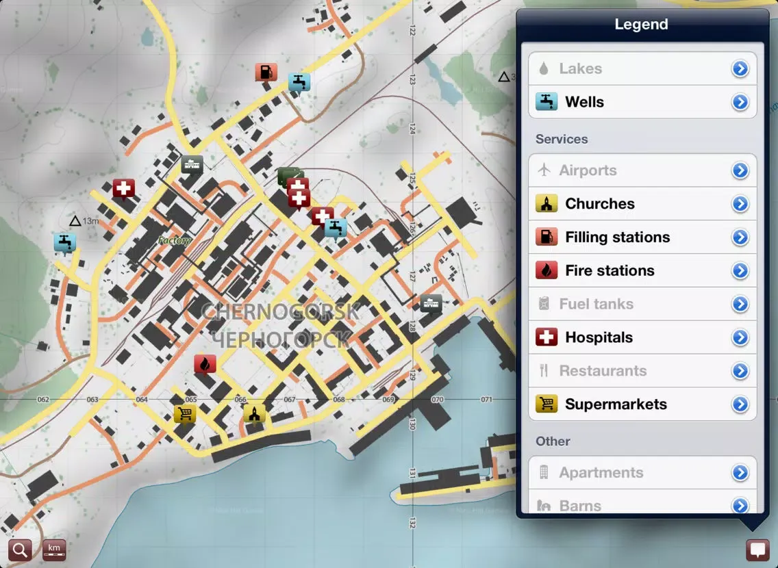 Bean Coast – DayZ Map and Guide iPad 应用截图