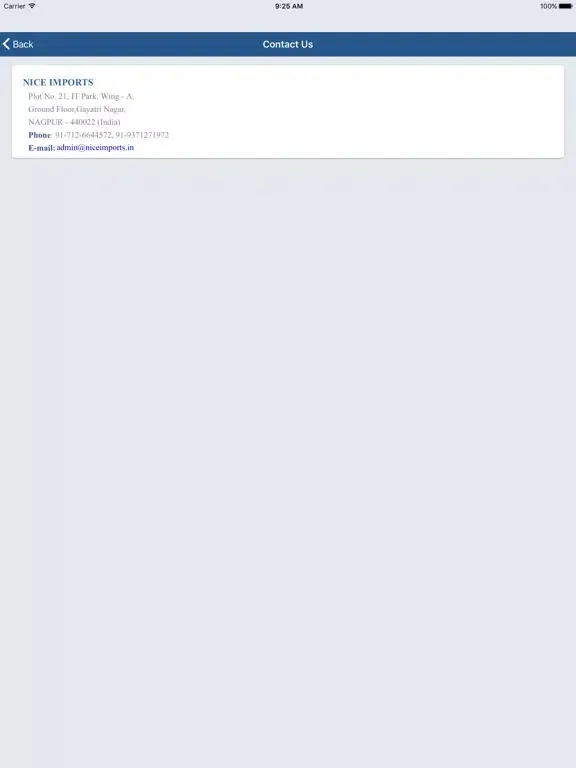 NiceTrace iPad  Screenshots