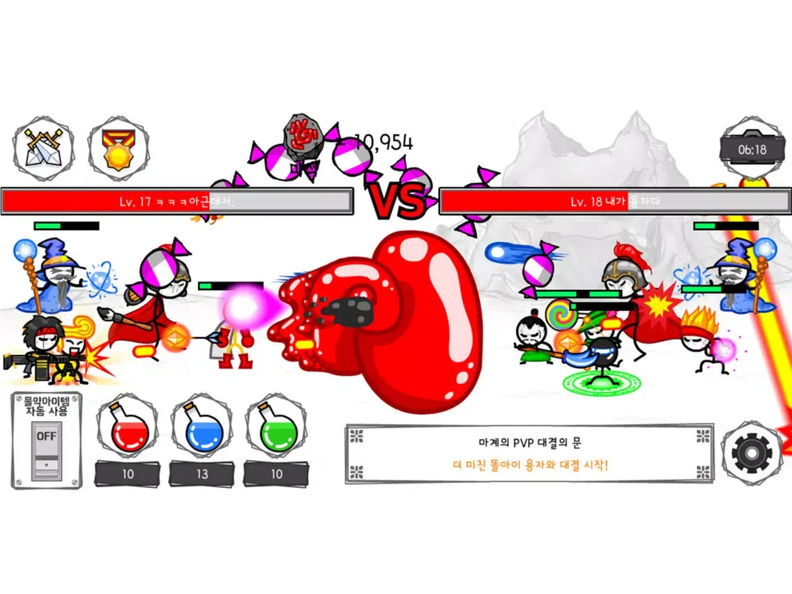 Скриншоты Stupid Hero Raising iPad 