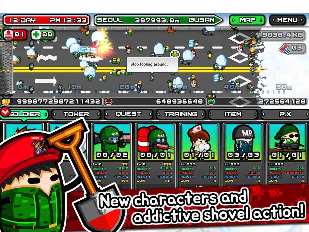 Shovel commandos 2 clicker iPad  স্ক্রিনশট