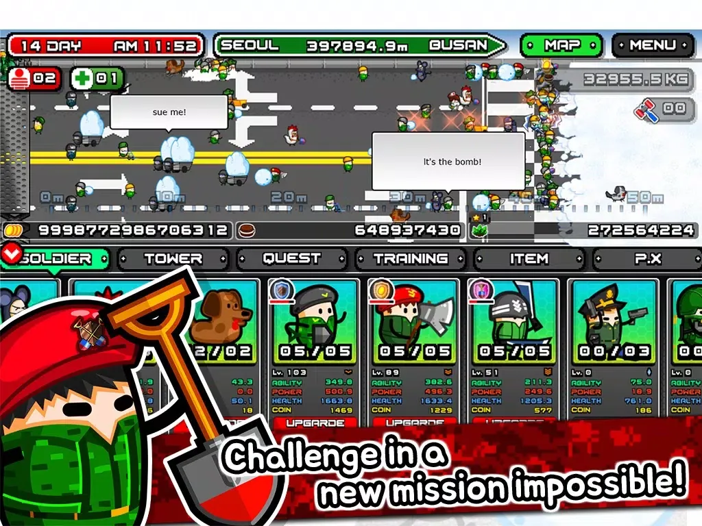 Shovel commandos 2 clicker iPad  স্ক্রিনশট