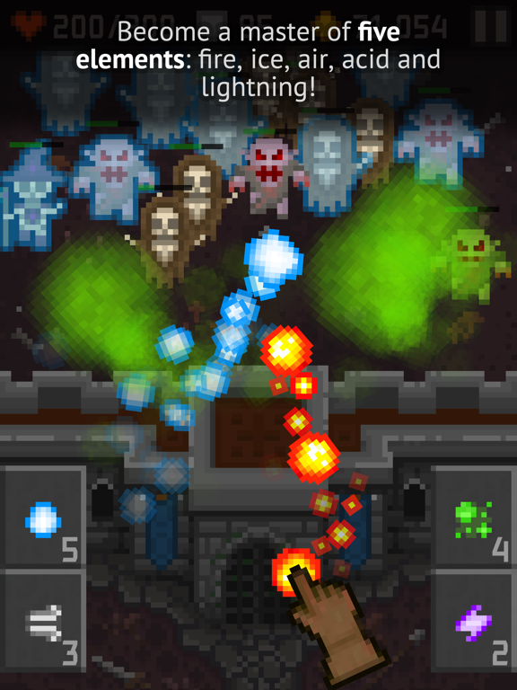 Tangkapan layar Wizard Swipe iPad 