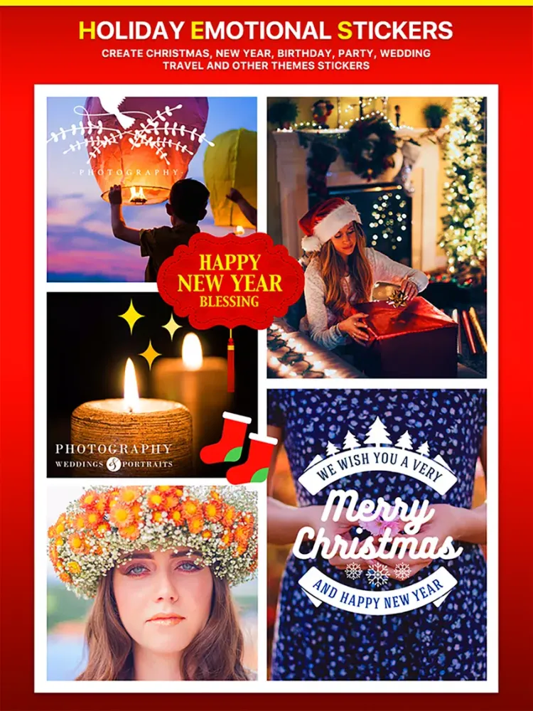 Captures d'écran de Typography - Thanksgiving, Christmas, New Year iPad 