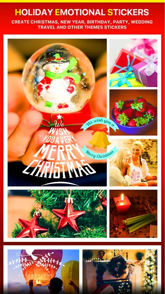 Captures d'écran de Typography - Thanksgiving, Christmas, New Year