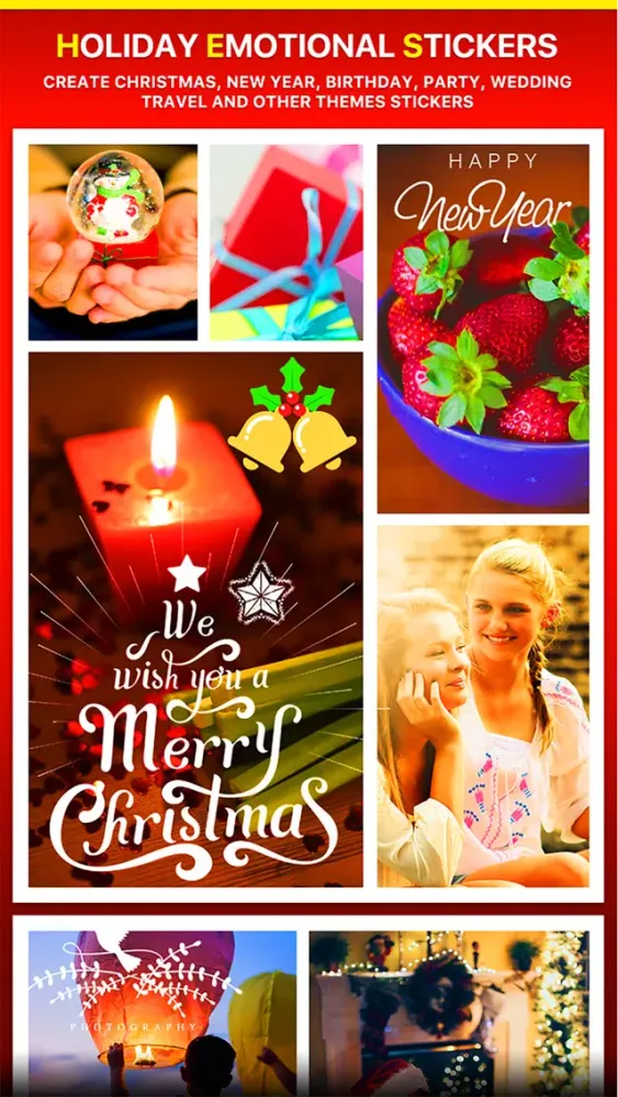 Captures d'écran de Typography - Thanksgiving, Christmas, New Year