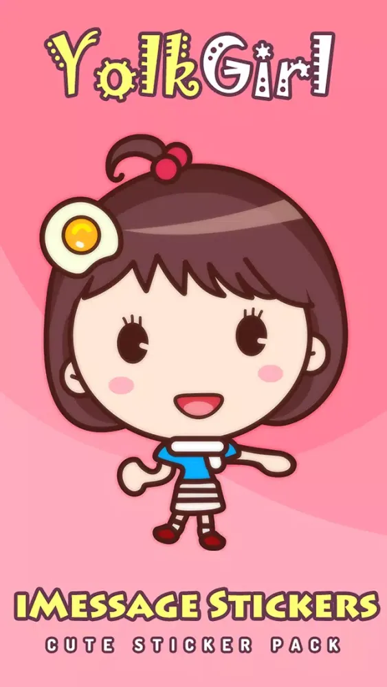 صور Yolk Girl - Cute Stickers by NICE Sticker