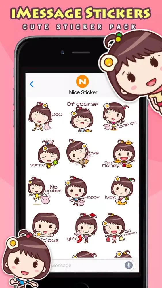 صور Yolk Girl - Cute Stickers by NICE Sticker