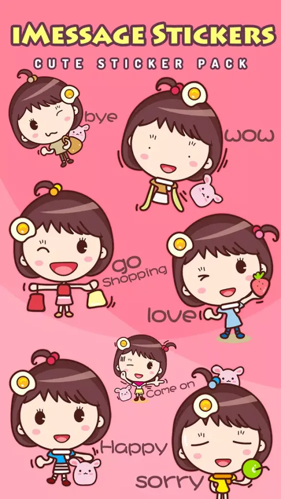 صور Yolk Girl - Cute Stickers by NICE Sticker