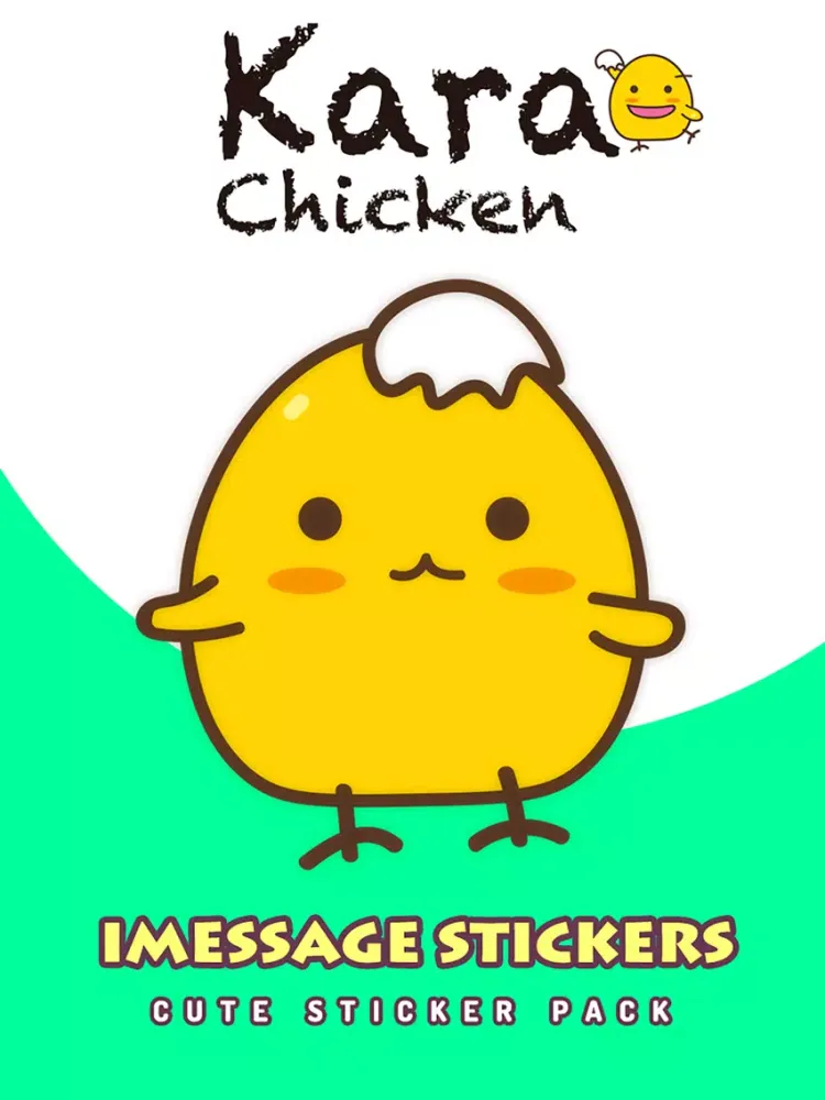 Kara Chicken Pro - Cute Stickers by NICE Sticker iPad  Ekran Görüntüleri