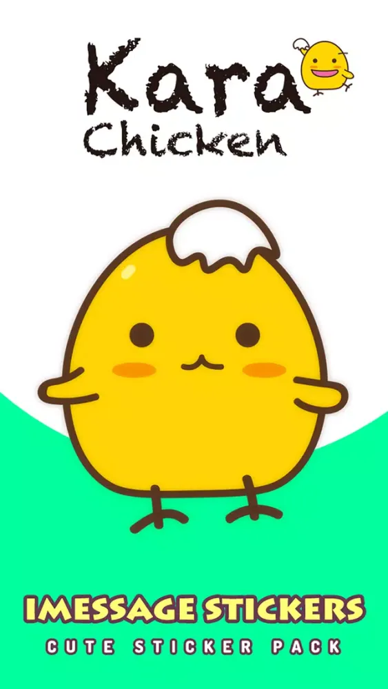 Kara Chicken Pro - Cute Stickers by NICE Sticker Ekran Görüntüleri