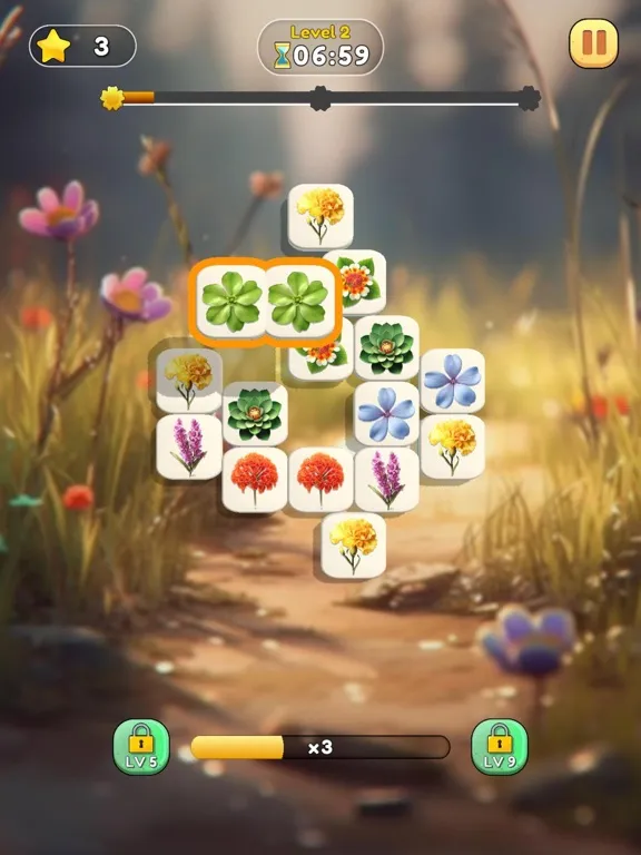 Fairy Flowers Match iPad 應用截圖