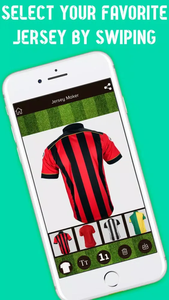 Make My Football club Jersey स्क्रीनशॉट