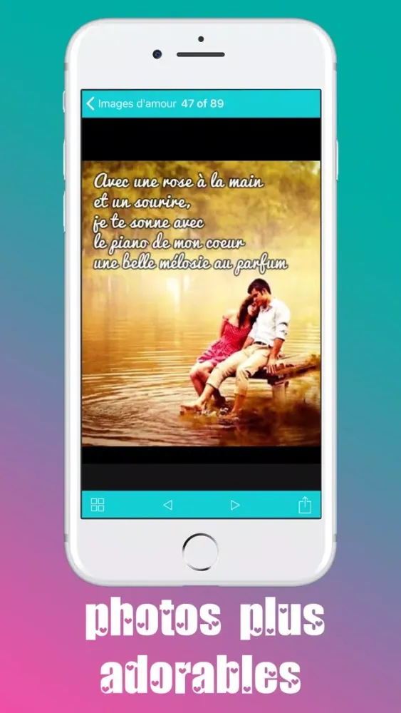 Ảnh chụp màn hình của SMS & Message D'amour & photos