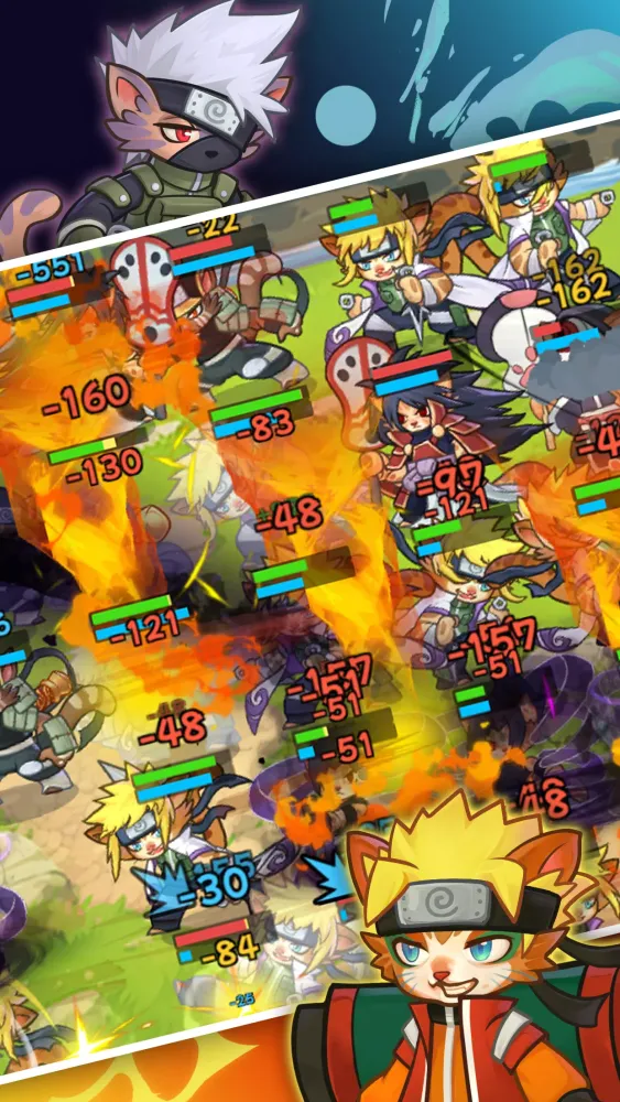 ภาพหน้าจอของ Shinobi Cat Auto Chess
