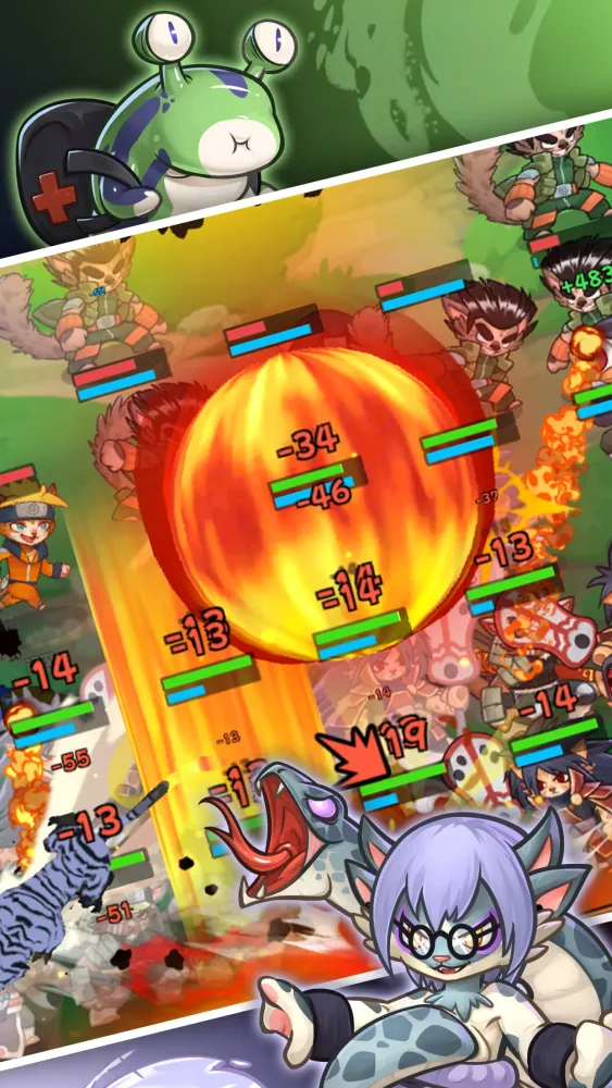 ภาพหน้าจอของ Shinobi Cat Auto Chess