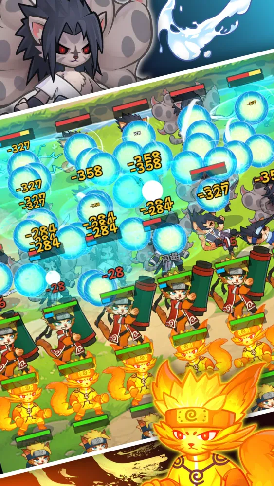 ภาพหน้าจอของ Shinobi Cat Auto Chess