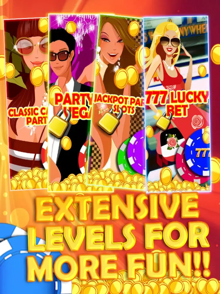 Social Mania Casino Slot - Free Vegas Style Jackpot Slots Machine iPad  Ekran Görüntüleri