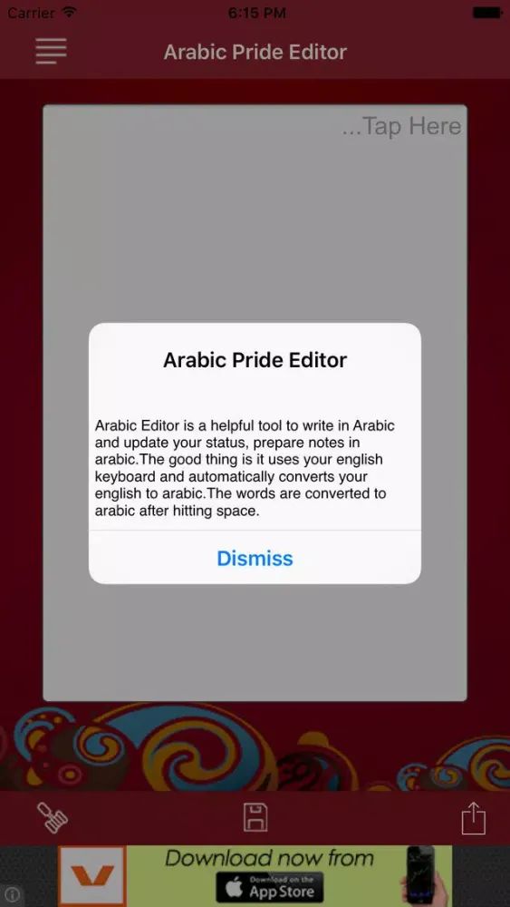 Arabic Pride Arabic Editor स्क्रीनशॉट