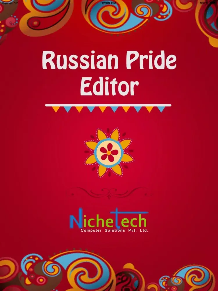 Tangkapan layar Russian Editor Russian Pride iPad 