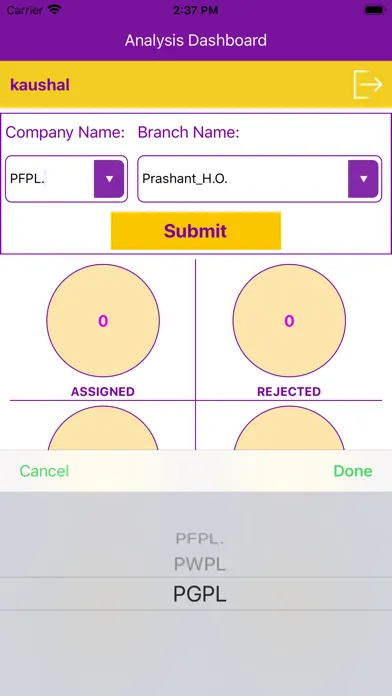 تصاویر Service App Management