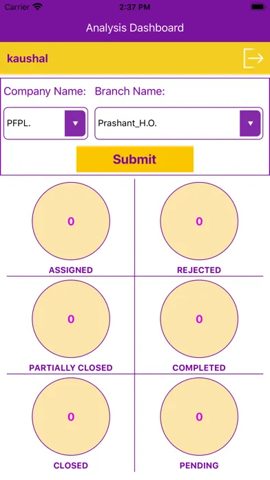 تصاویر Service App Management
