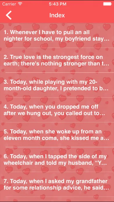 Short Love Stories Screenshots