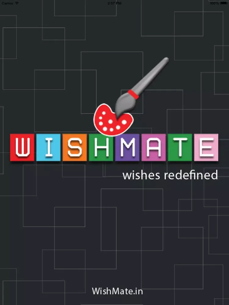 ภาพหน้าจอของ Wishmate Personalized Greeting iPad 