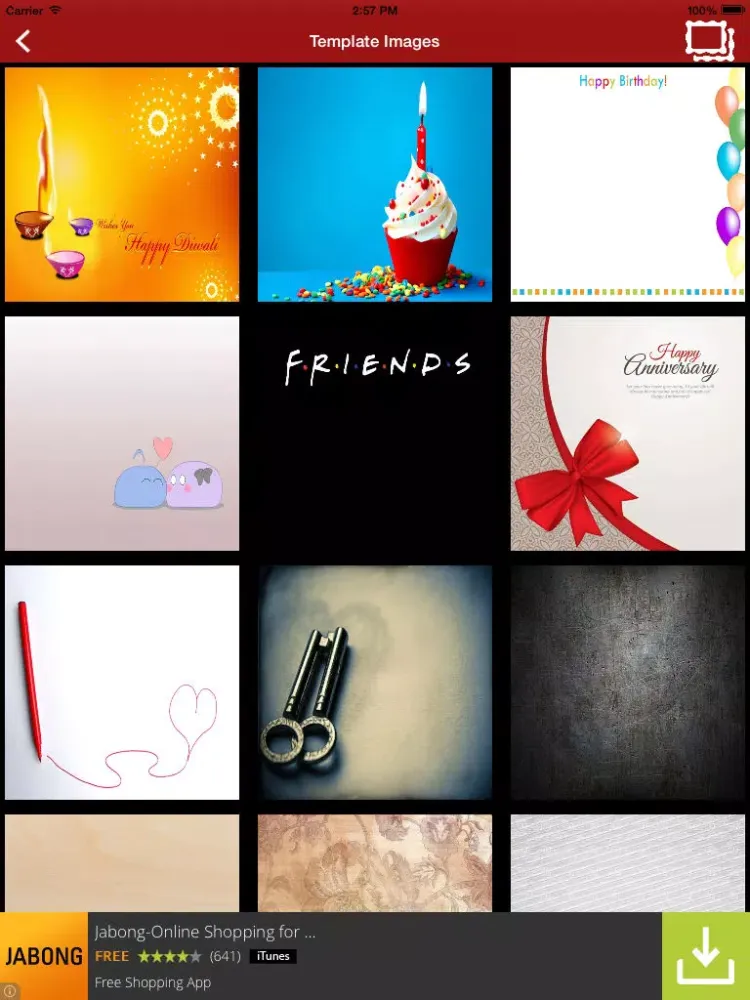 ภาพหน้าจอของ Wishmate Personalized Greeting iPad 