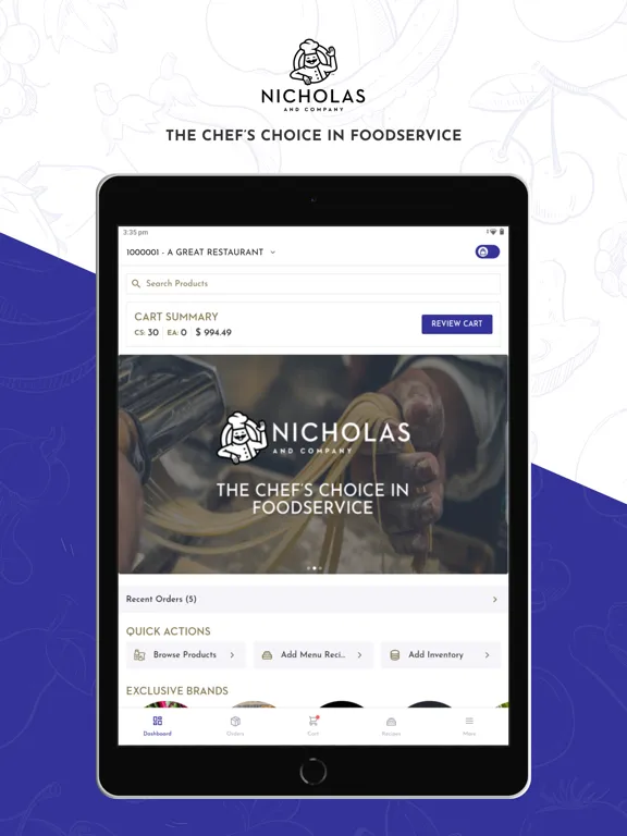 Ảnh chụp màn hình của Nicholas & Co: Nicco Online iPad 