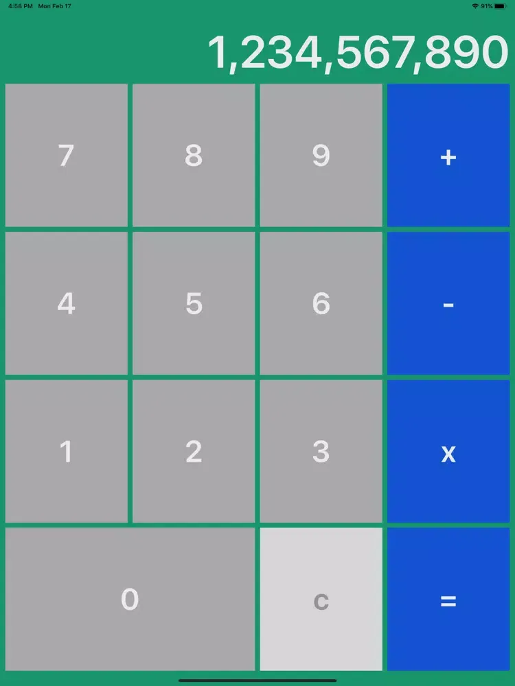 Captures d'écran de Nicks Calculator iPad 