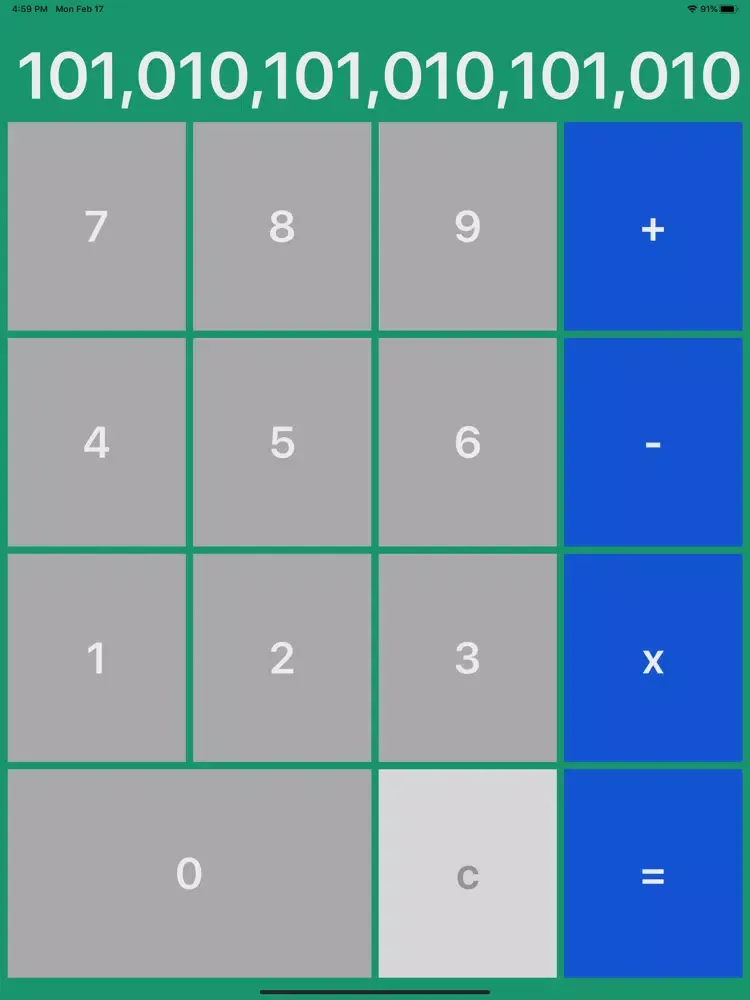 Captures d'écran de Nicks Calculator iPad 