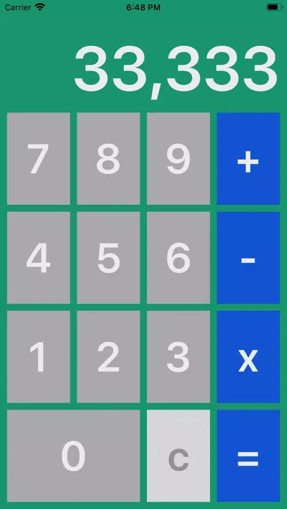 Captures d'écran de Nicks Calculator
