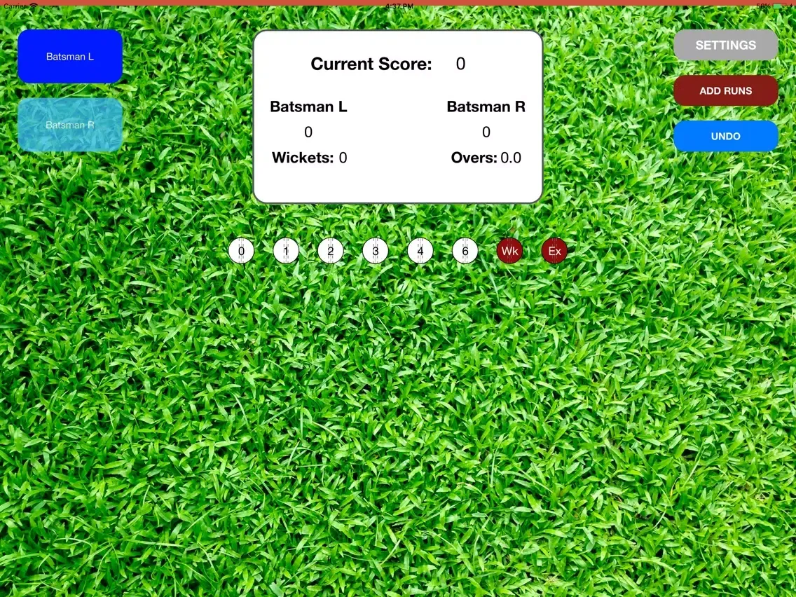 Capturas de pantalla de Park Cricket Scorer iPad 
