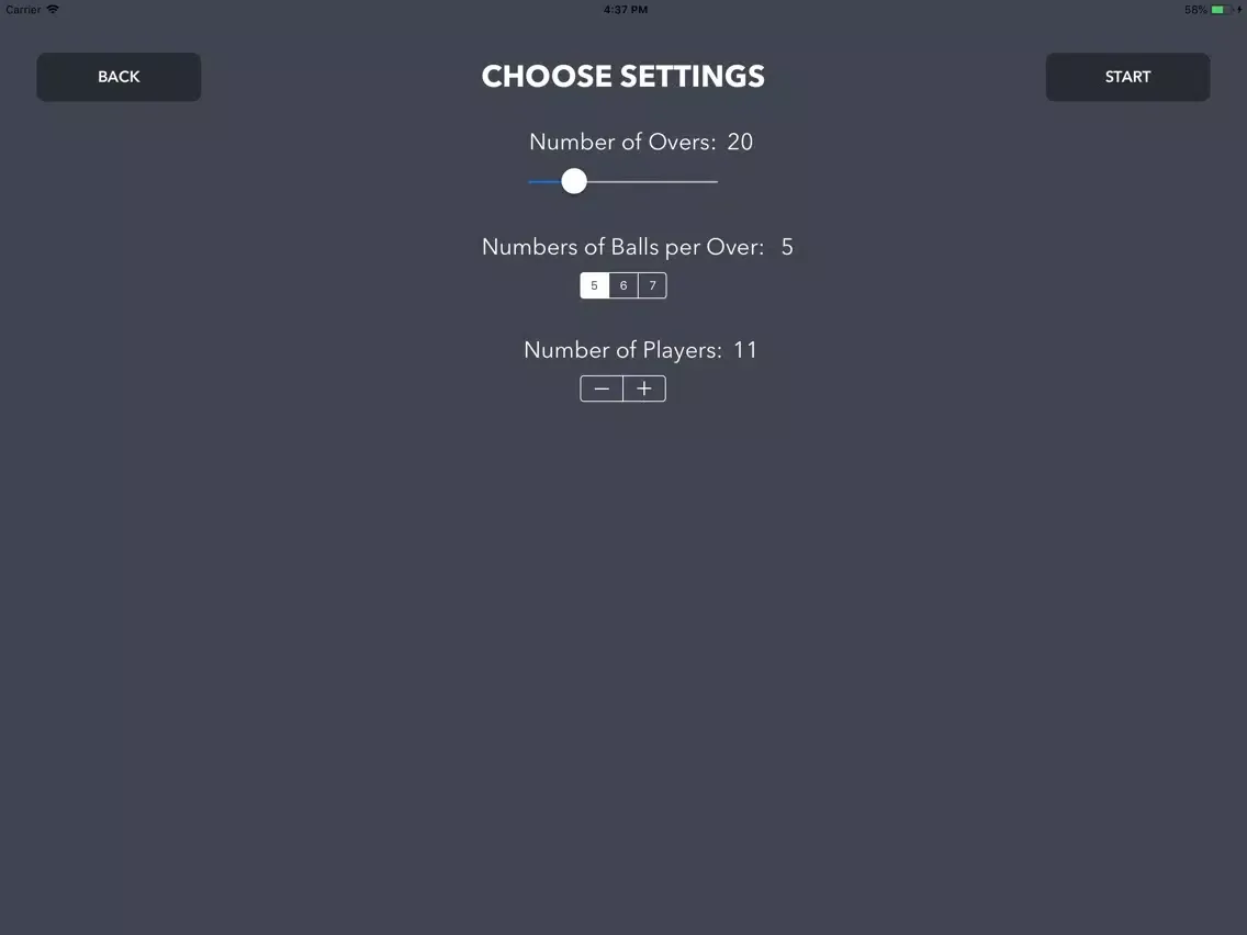Capturas de pantalla de Park Cricket Scorer iPad 
