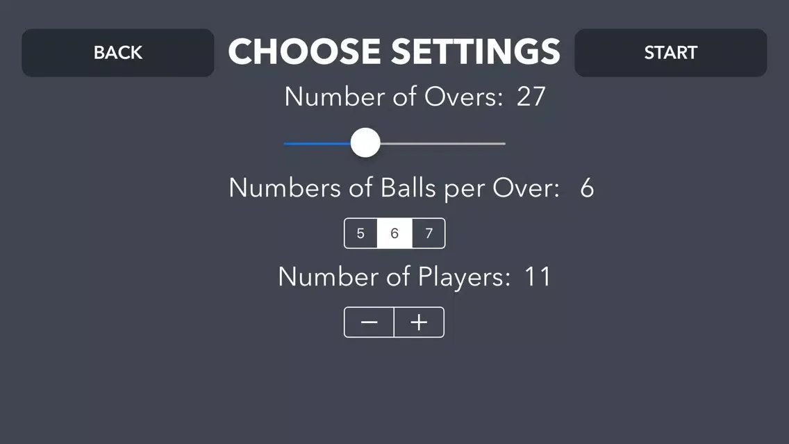 Capturas de pantalla de Park Cricket Scorer
