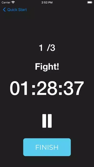 Tangkapan skrin Basic Boxing Timer