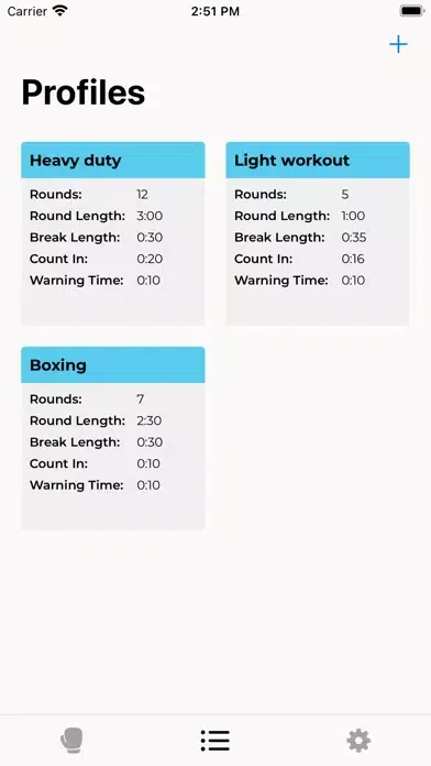 Tangkapan skrin Basic Boxing Timer