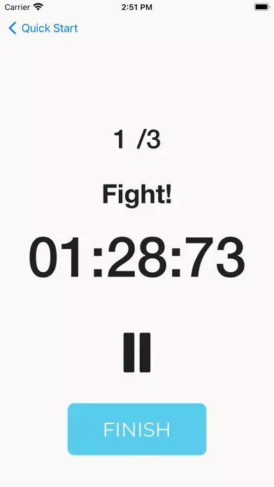 Tangkapan skrin Basic Boxing Timer