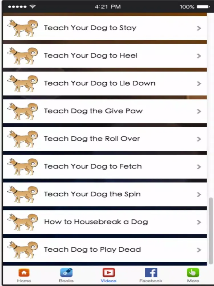 Tangkapan skrin Dog Potty Training - How to Housetrain Your Dog iPad 