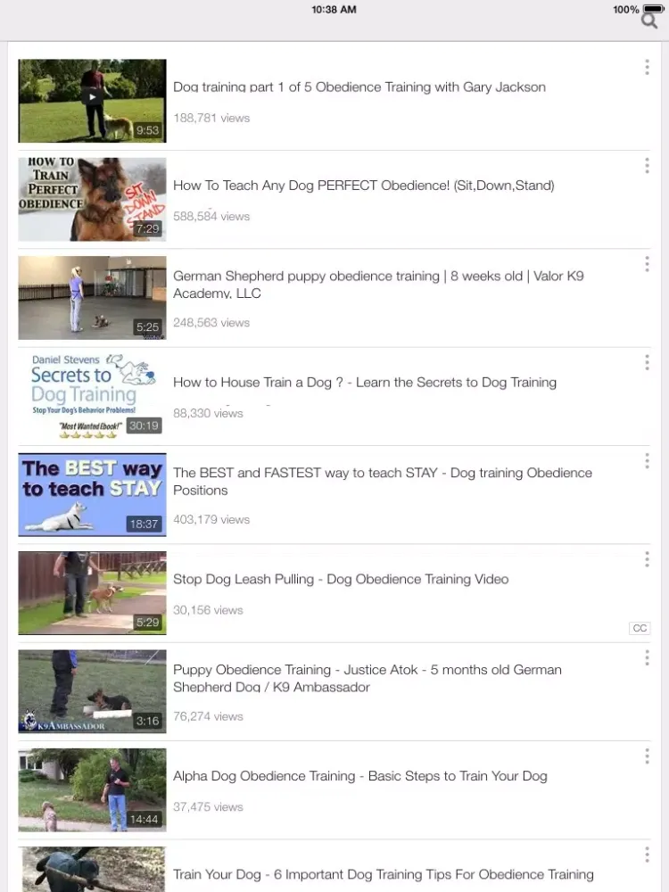 Tangkapan skrin Dog Potty Training - How to Housetrain Your Dog iPad 