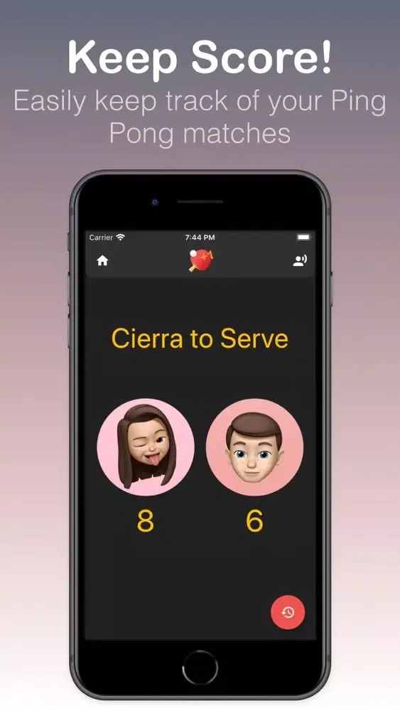 Tangkapan skrin Ping Pong Scoreboard Pro