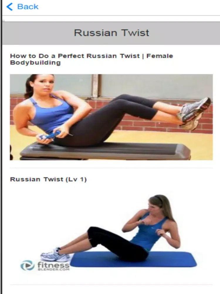 Capturas de pantalla de Fitness Tips for Women - Learn The Fitness Tips for a Killer Body iPad 