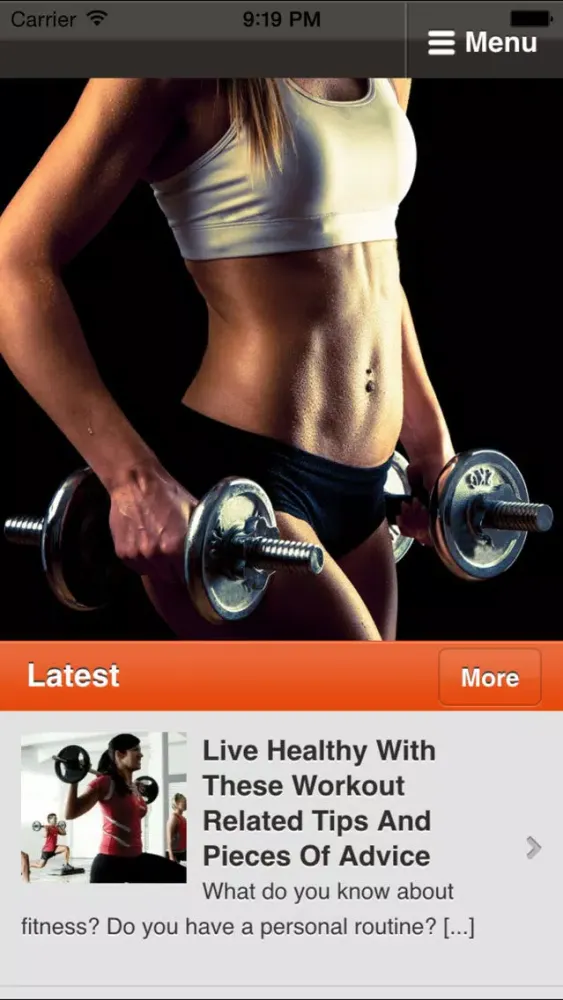 Capturas de pantalla de Fitness Tips for Women - Learn The Fitness Tips for a Killer Body
