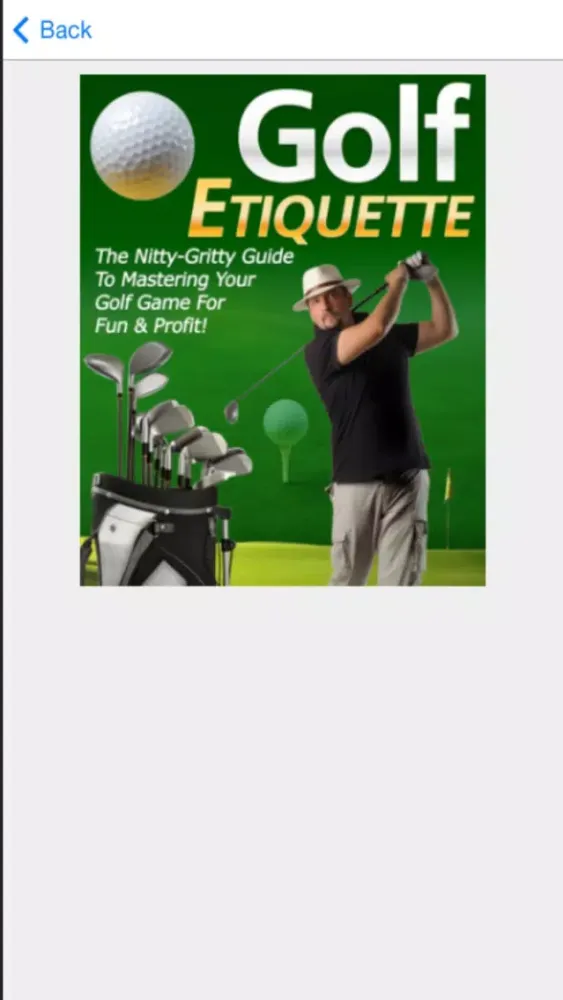 Tangkapan layar Golf Lessons - Learn How To Play Golf